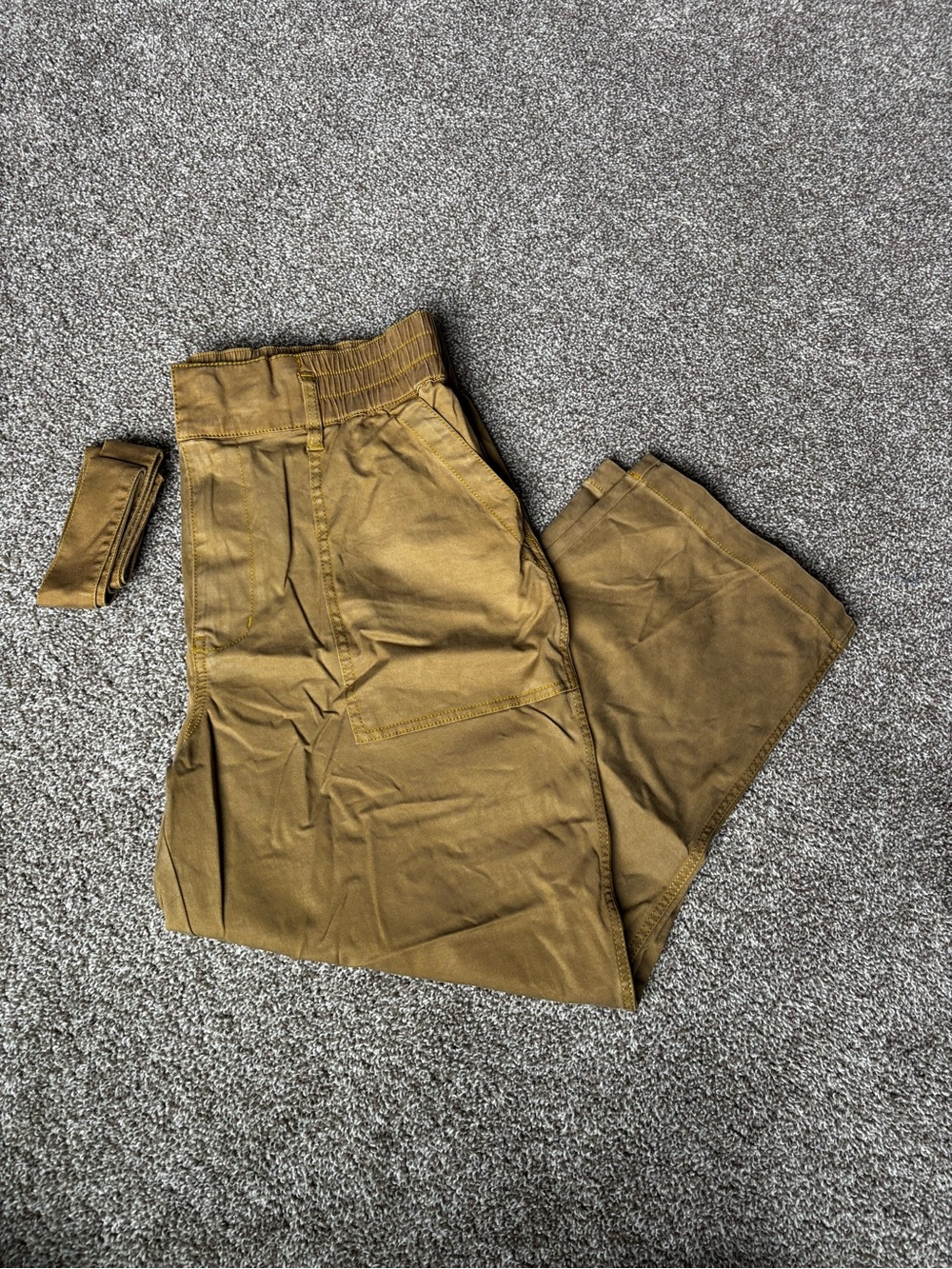 cAbi straight leg pants with waist tie